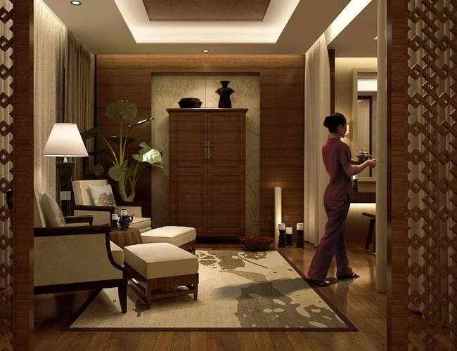 青岛Xinxi养生会馆养生会馆spa馆环境展示二